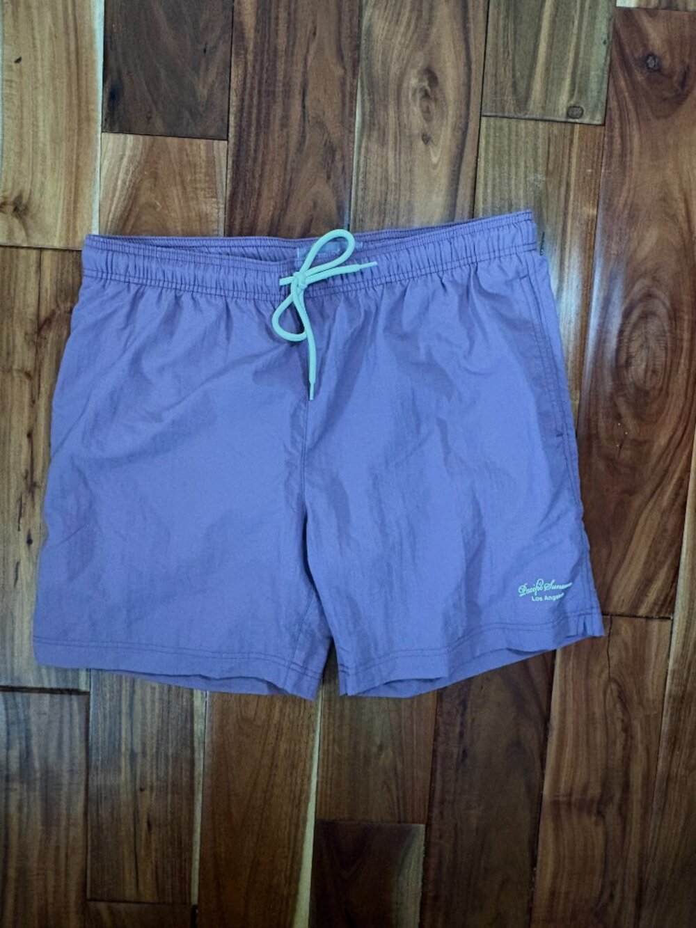 Pacsun Purple Collegiate 6.5" Swim Trunks